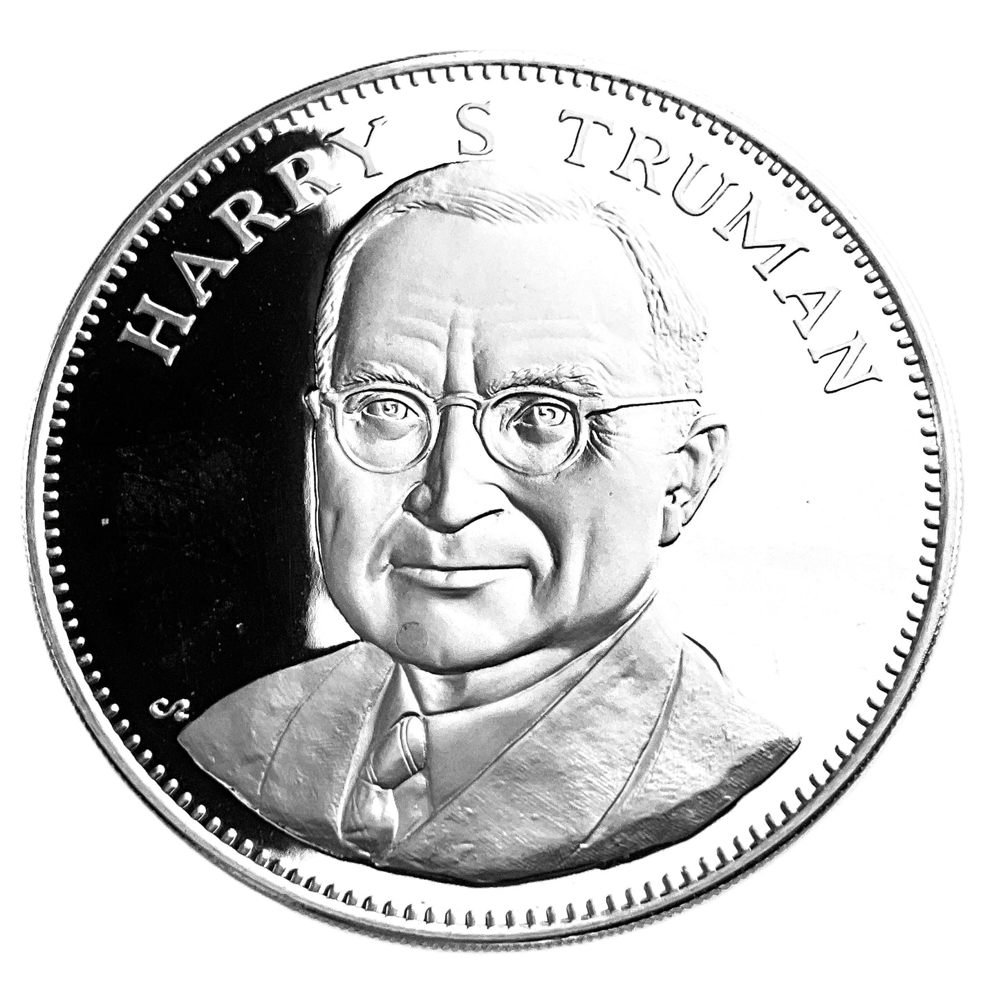 .985 ozt Harry S Truman Silver Round