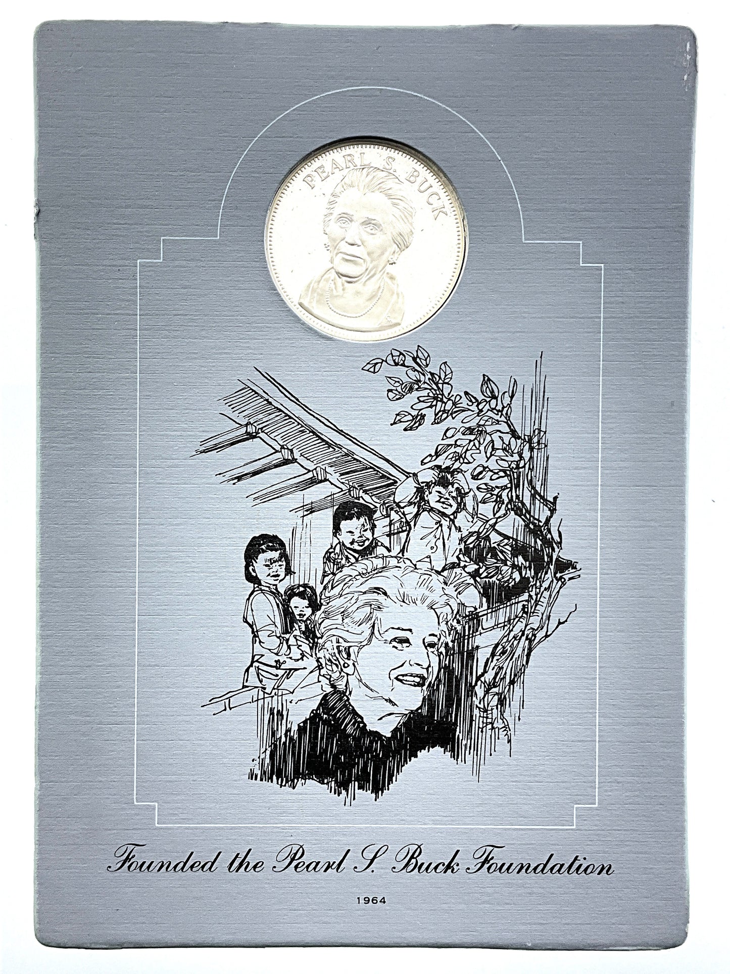 .985 ozt Pearl S. Buck Silver Round