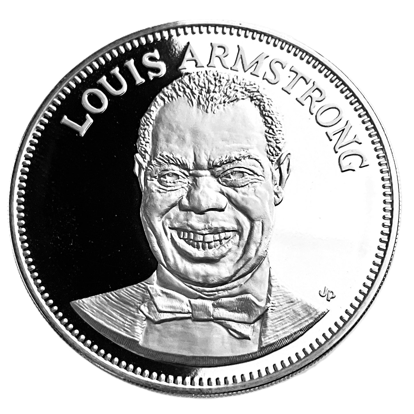 .985 ozt Louis Armstrong Silver Round