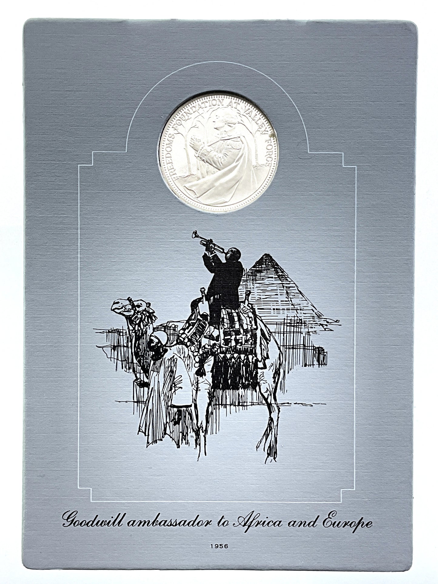 .985 ozt Louis Armstrong Silver Round