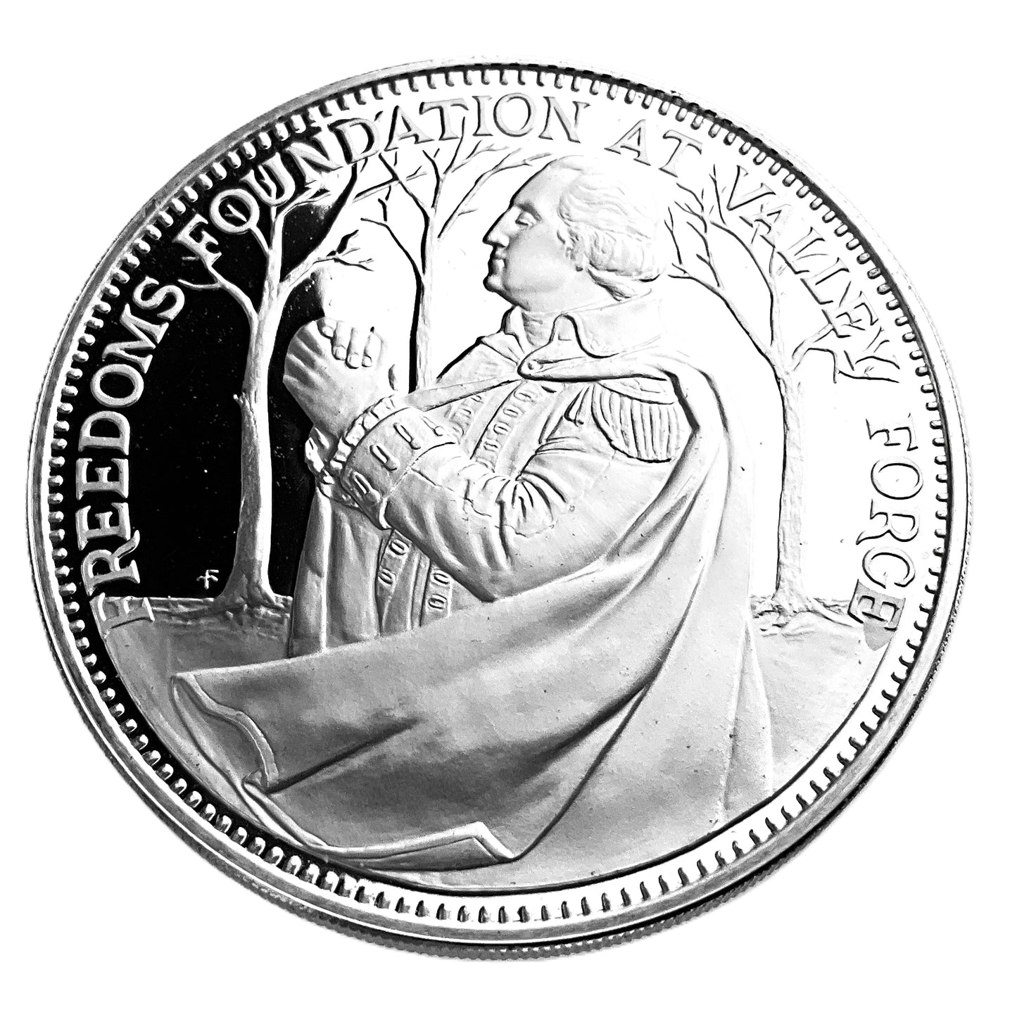 .985 ozt Omar Bradley Silver Round