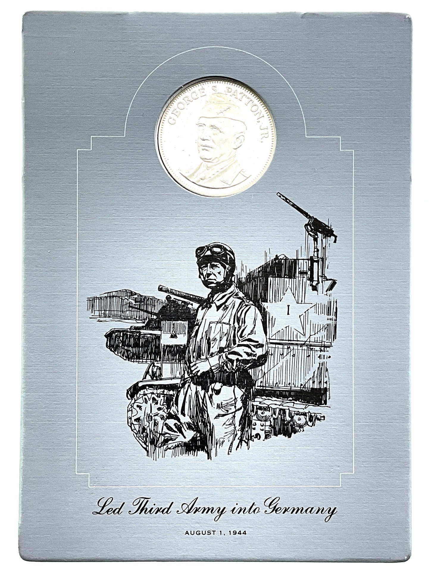 .985 ozt George S. Patton. Jr. Silver Round