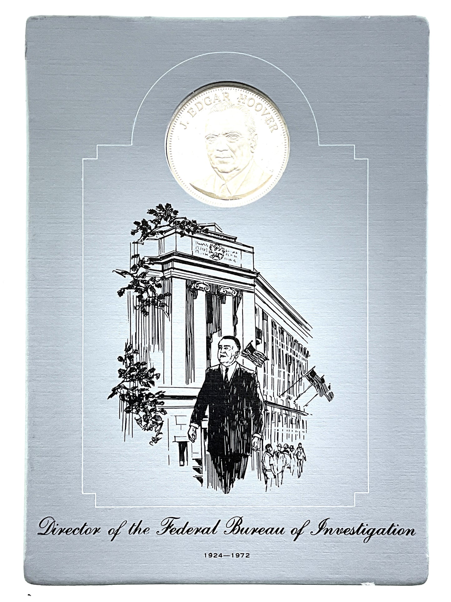 .985 ozt J. Edgar Hoover Silver Round