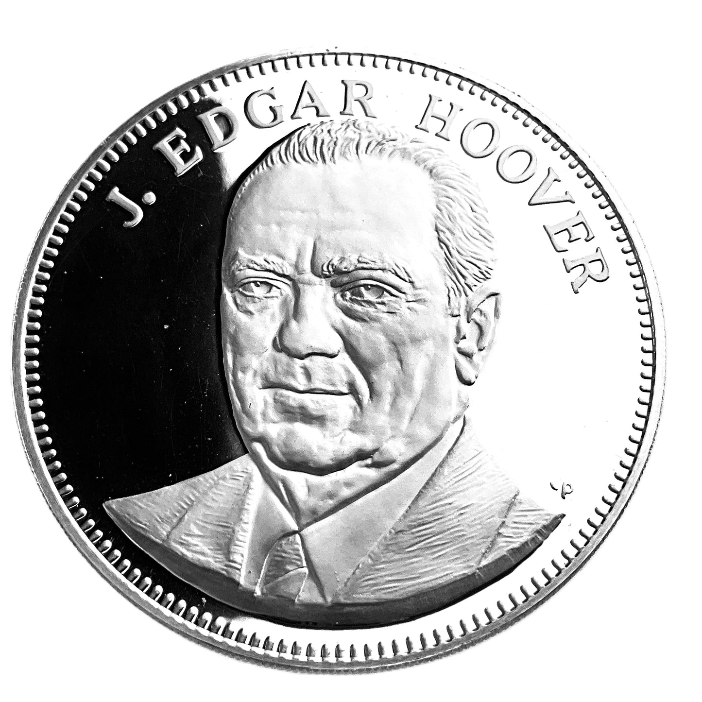.985 ozt J. Edgar Hoover Silver Round