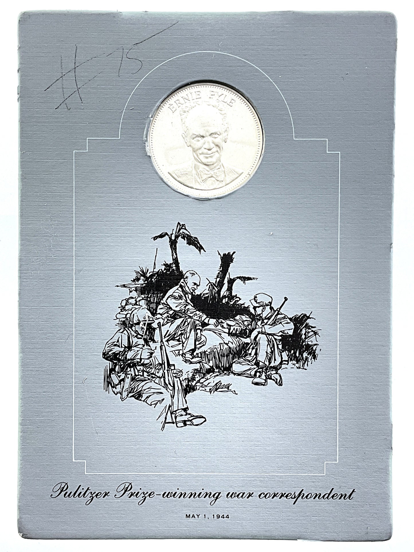 .985 ozt Ernie Pyle Silver Round