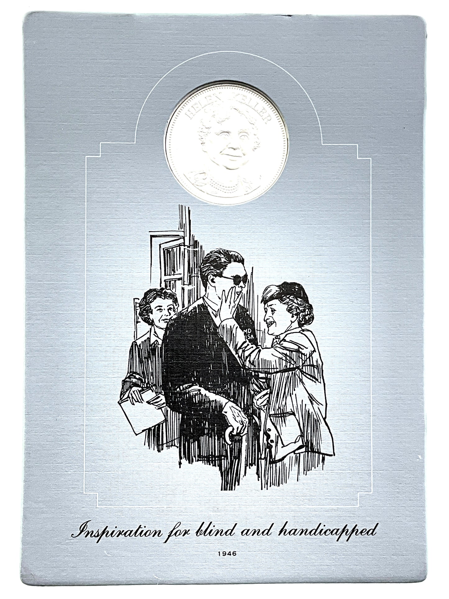 .985 ozt Helen Keller Silver Round