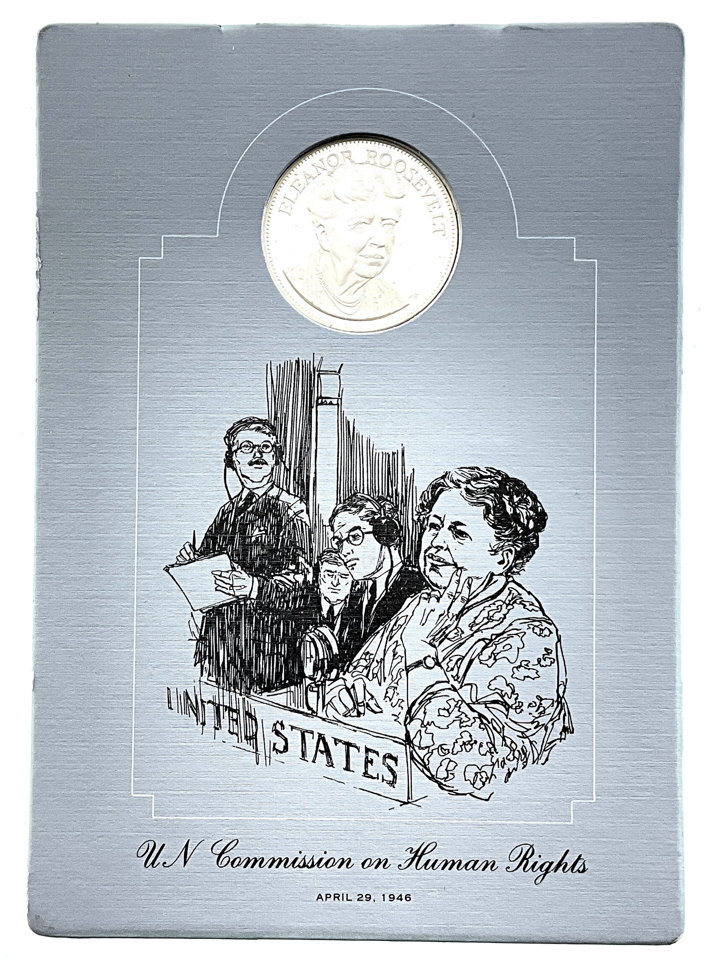 .985 ozt Eleanor Roosevelt Silver Round