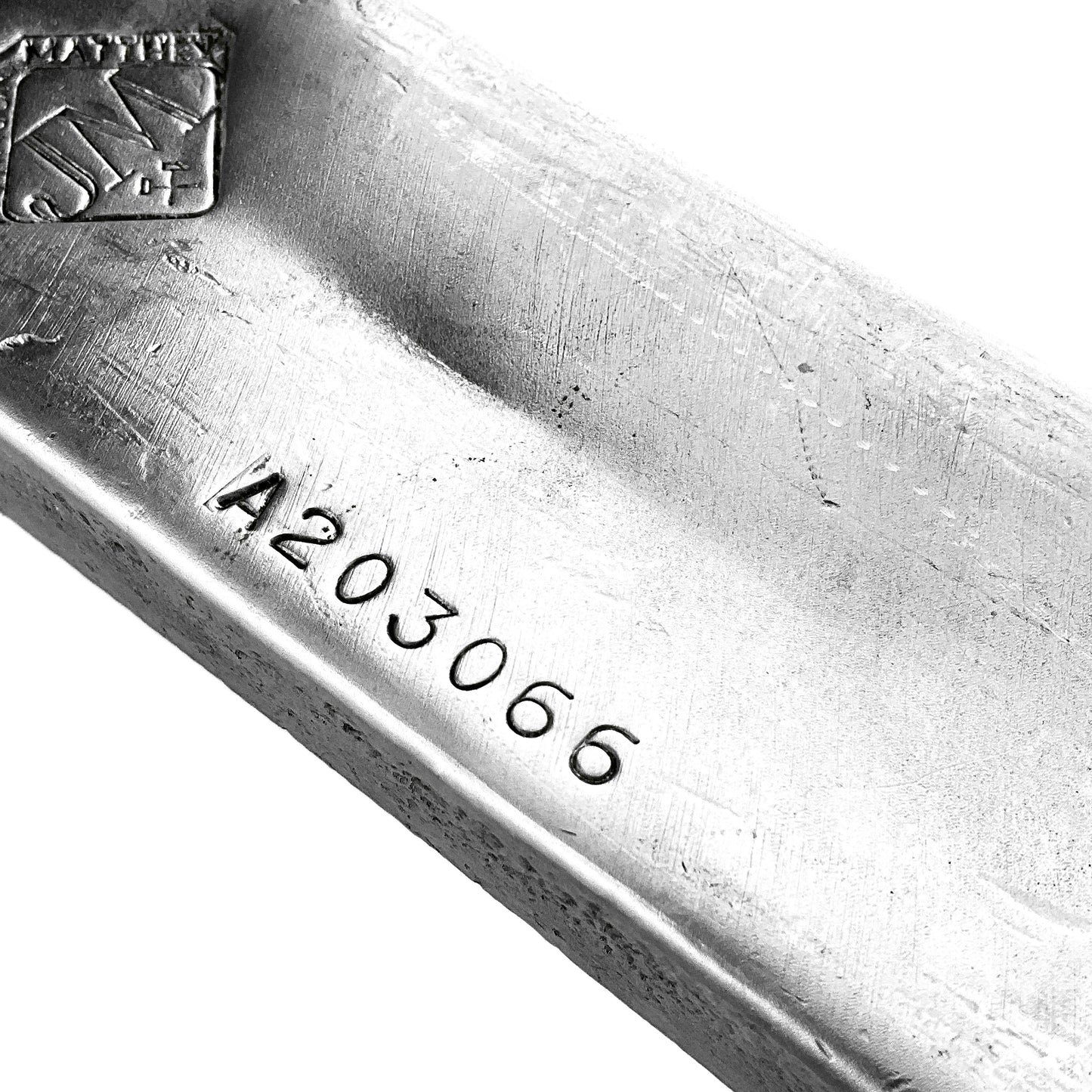 100 ozt Hand Poured Johnson Matthey 999 Bar