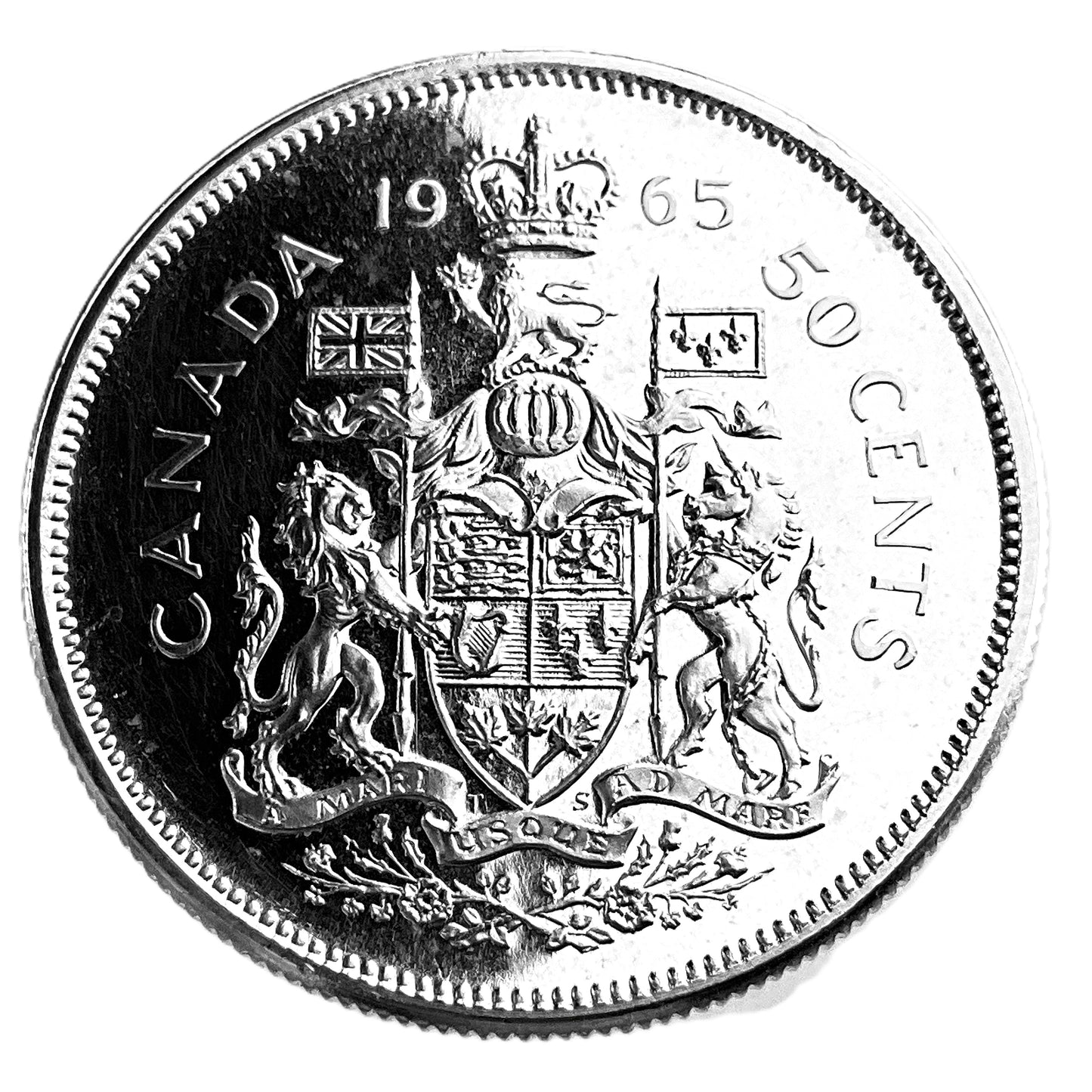.3 ozt 1912 Canada Half Dollar Silver 50¢