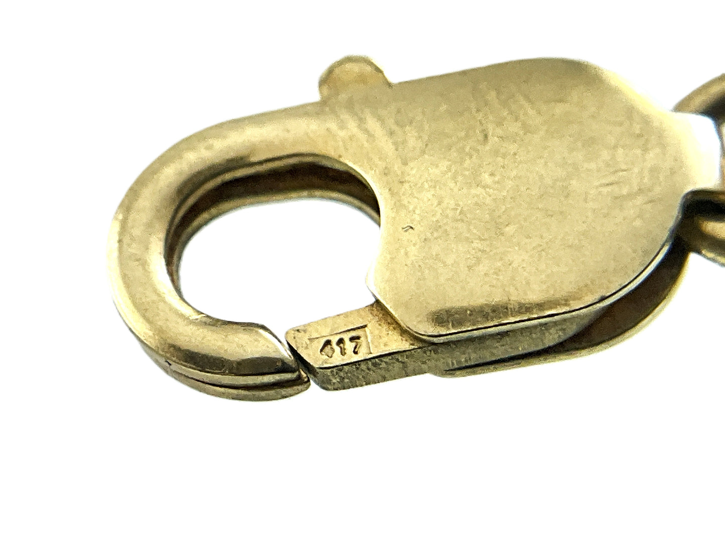10K Yellow Gold Link Chain 8.25in x 10.8mm Bracelet