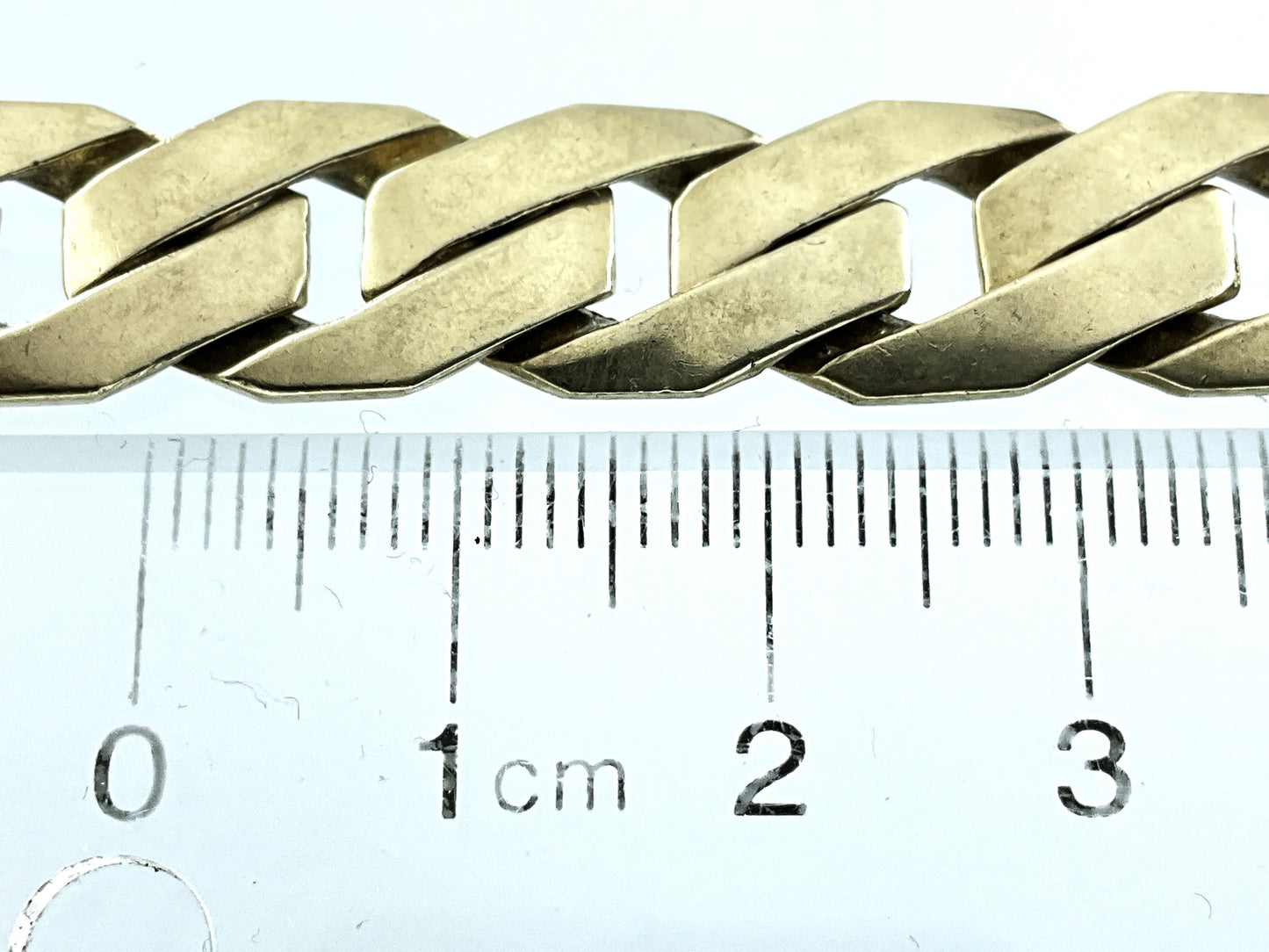 10K Yellow Gold Link Chain 8.25in x 10.8mm Bracelet
