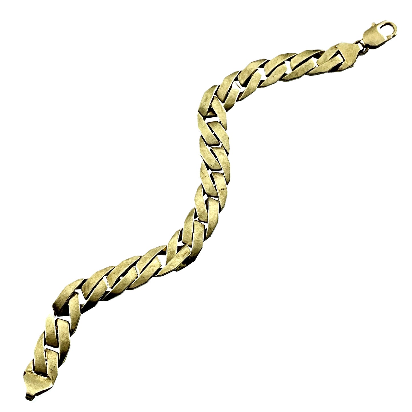 10K Yellow Gold Link Chain 8.25in x 10.8mm Bracelet