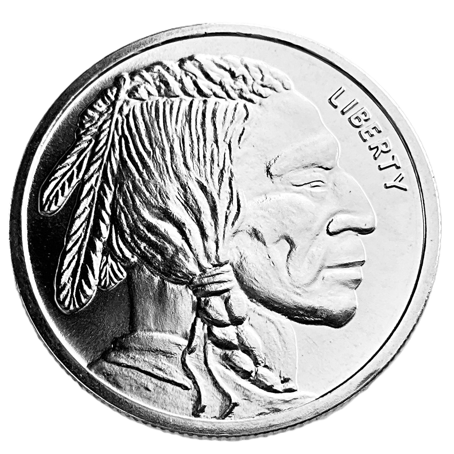 1 ozt Monarch Buffalo Silver 999 Round