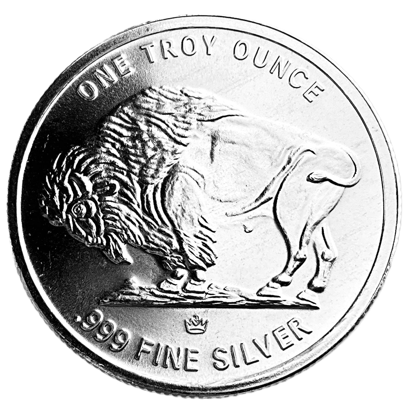 1 ozt Monarch Buffalo Silver 999 Round