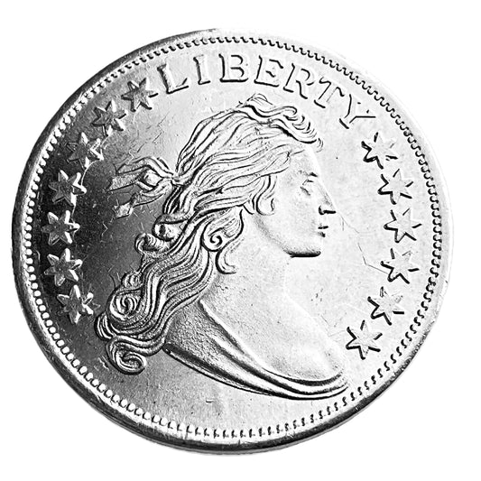 1 ozt Lady Liberty Silver 999 Round
