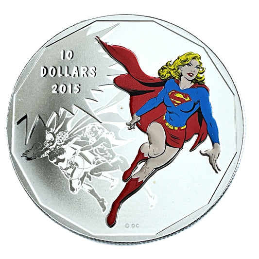 .510 ozt Supergirl Unity 9999 Silver $10