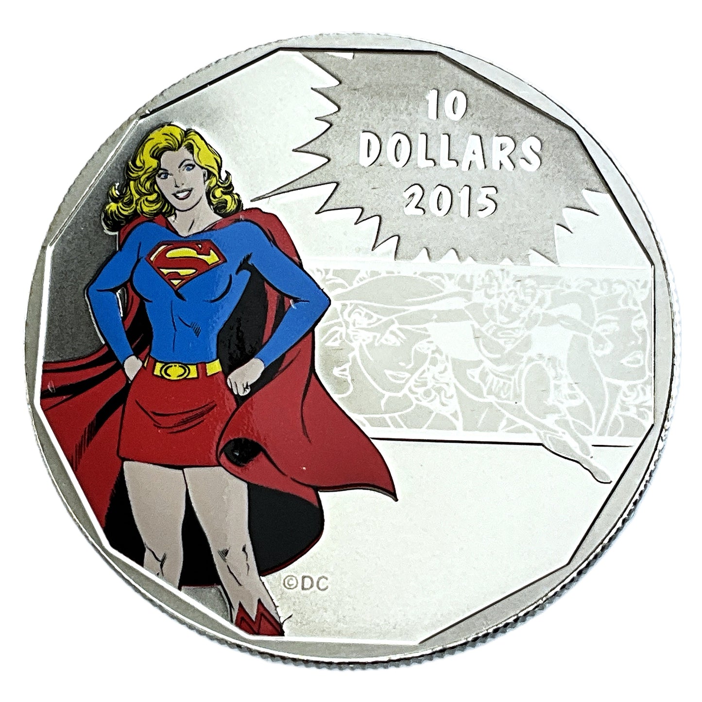 .510 ozt Supergirl Strength 9999 Silver $10