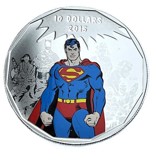 .510 ozt Superman Legacy 9999 Silver $10