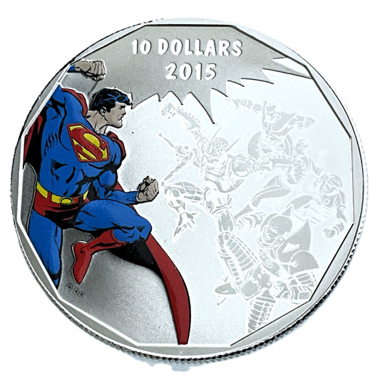 .510 ozt Superman Gauntlet 9999 Silver $10