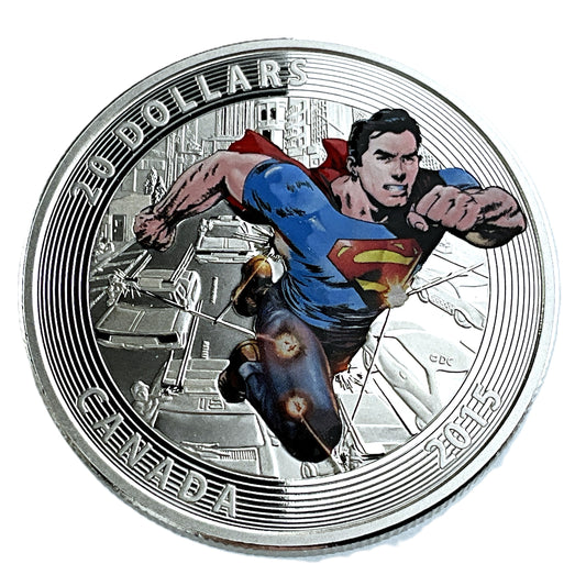 1 ozt Action Comics Superman 9999 $20