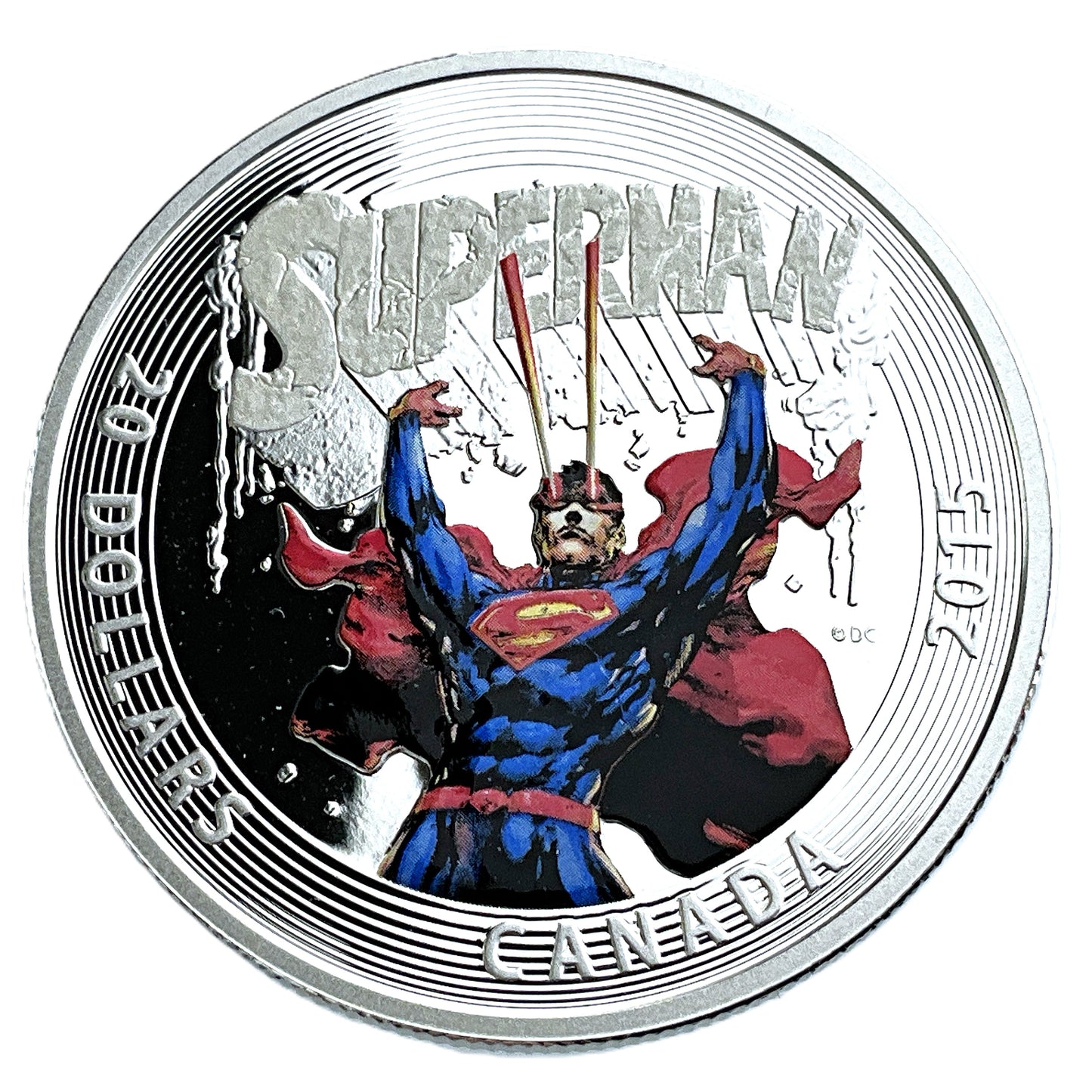 1 ozt Iconic Superman 9999 Silver $20