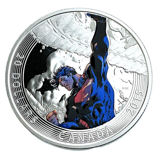 1 ozt Superman Unchained 9999 Silver $20
