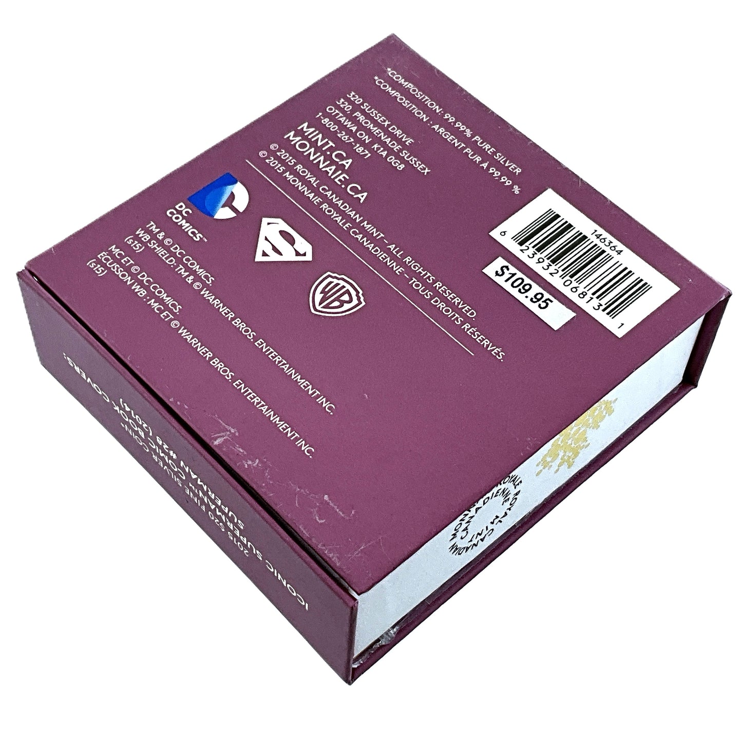 1 ozt Iconic Superman 9999 Silver $20