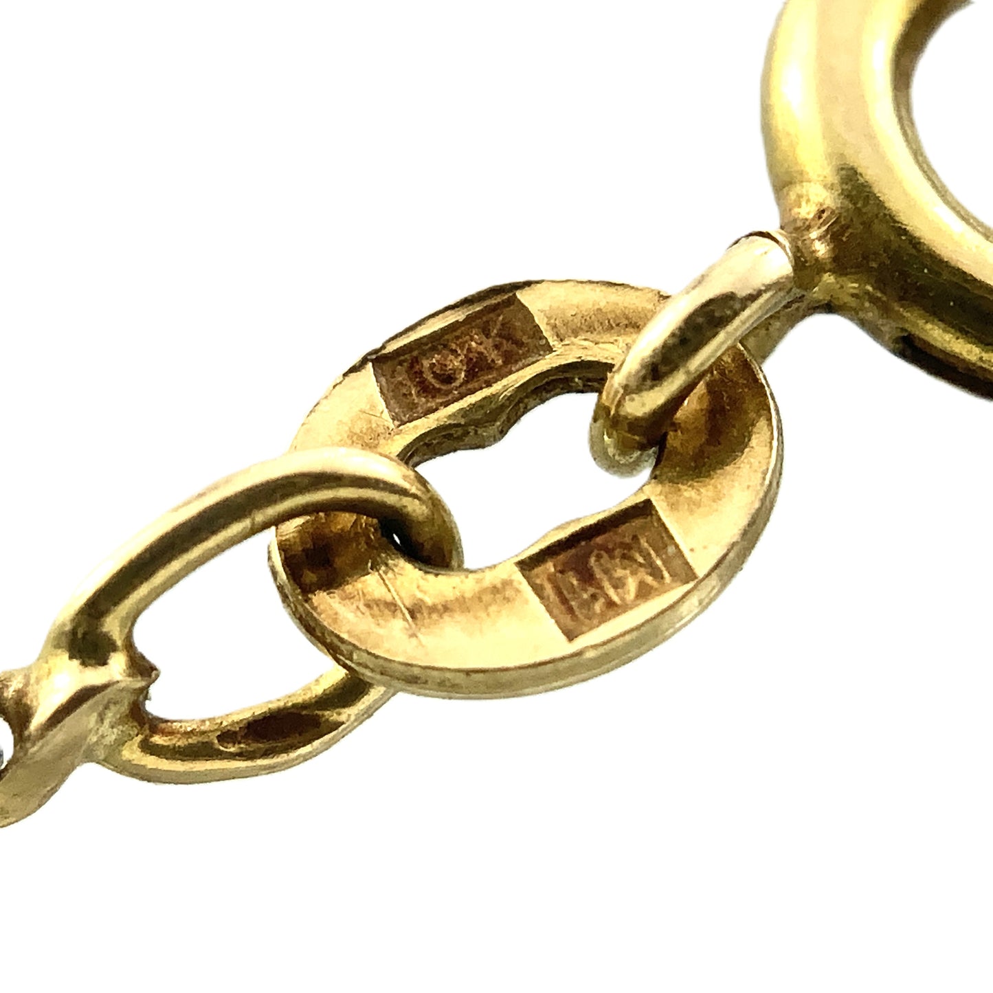 10K Yellow Gold  Link Chain Necklace 16 in x 1 mm AU315