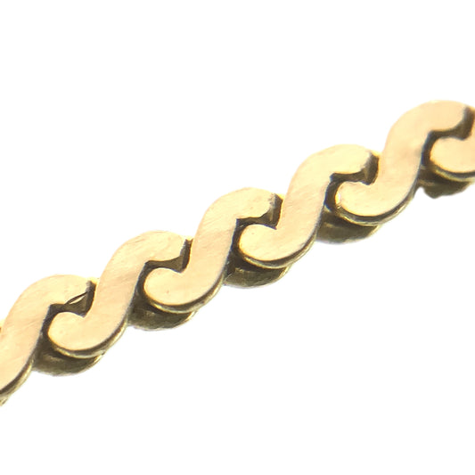 10K Yellow Gold  Link Chain Necklace 16 in x 1 mm AU315