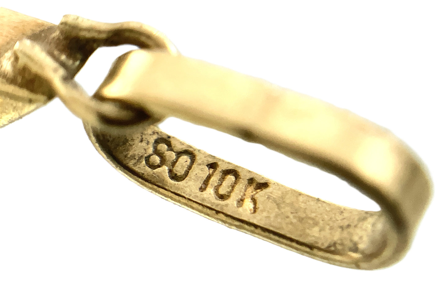 10K Yellow Gold  Religious Crucifix Jesus Christ Charm Pendant AU317