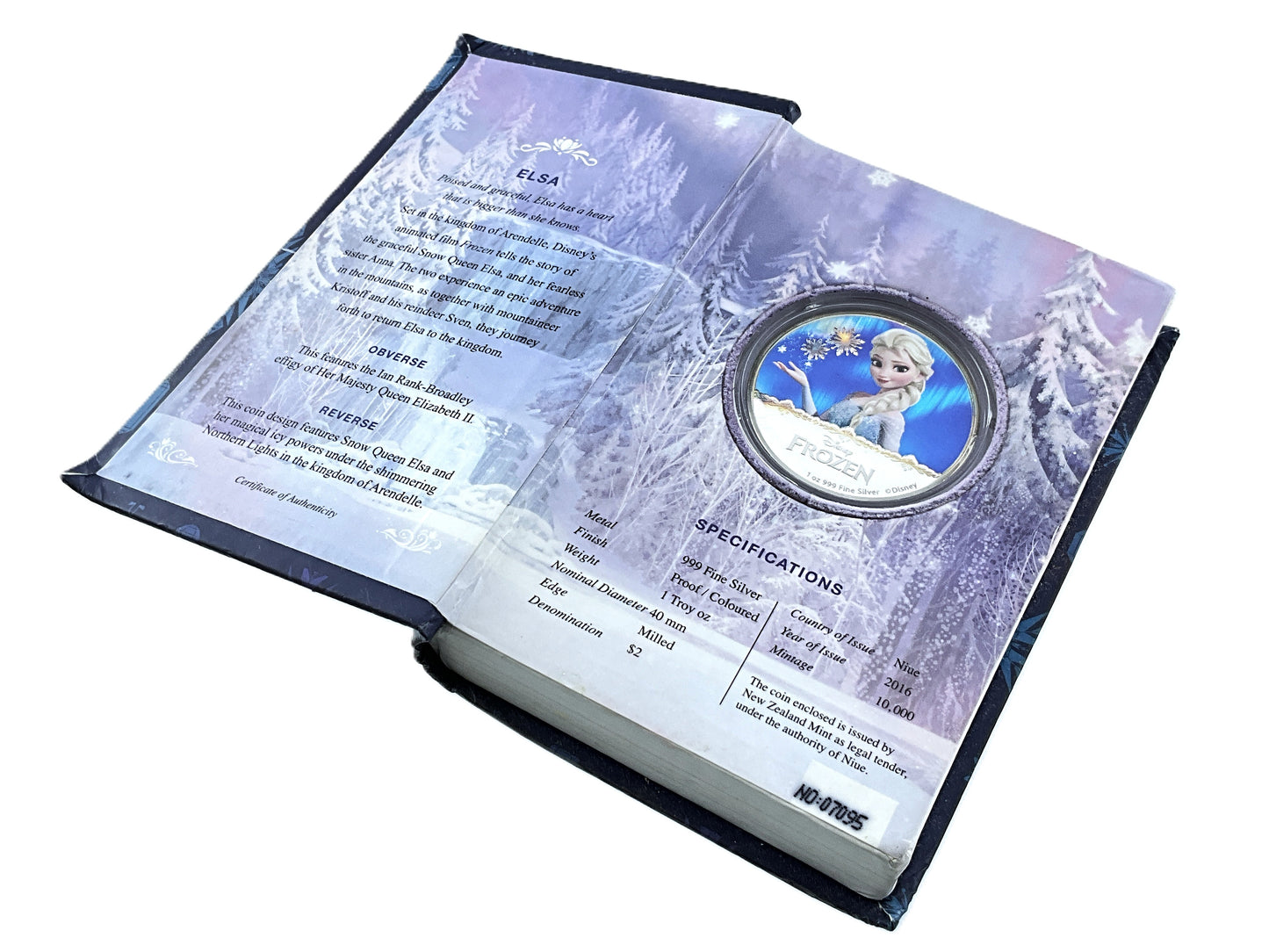 1 ozt Disney Frozen Elsa 999 Silver $2