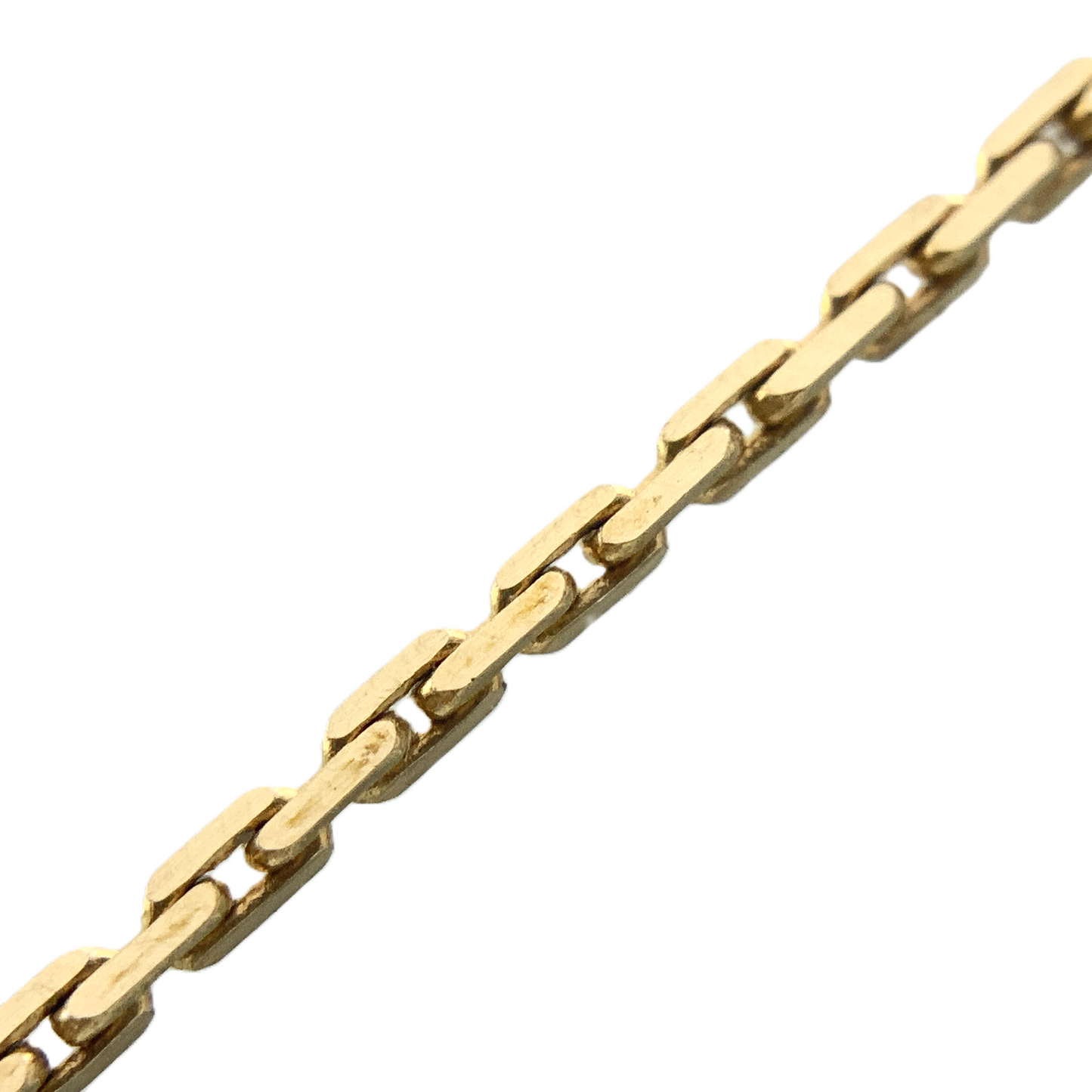 10K Yellow Gold Cable Link Chain Necklace  30 in x 1 mm AU3