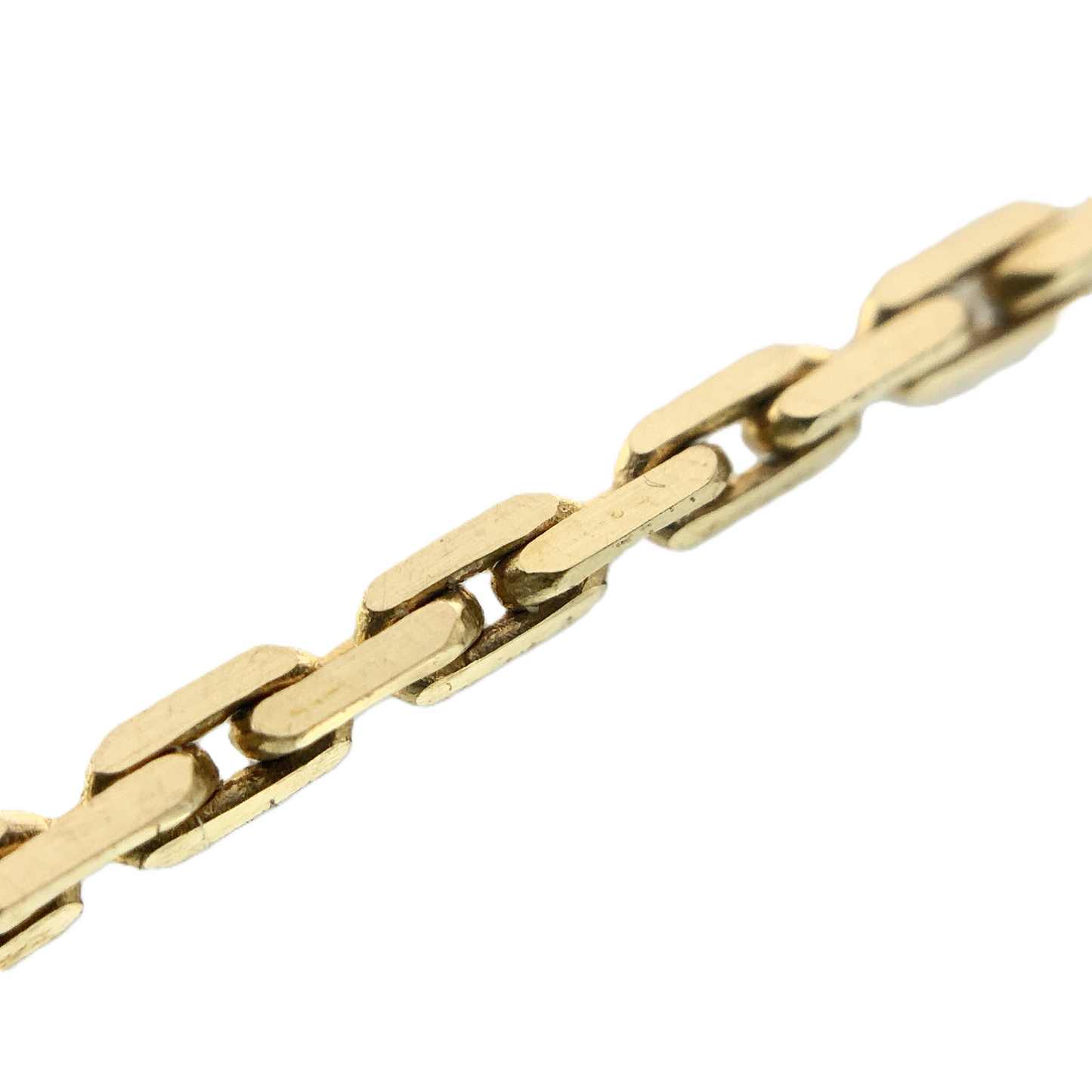 10K Yellow Gold Cable Link Chain Necklace  30 in x 1 mm AU3