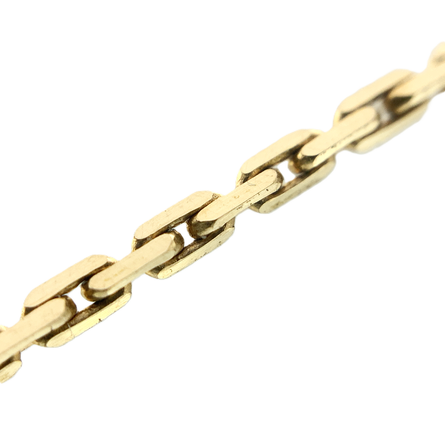 10K Yellow Gold Cable Link Chain Necklace  30 in x 1 mm AU3
