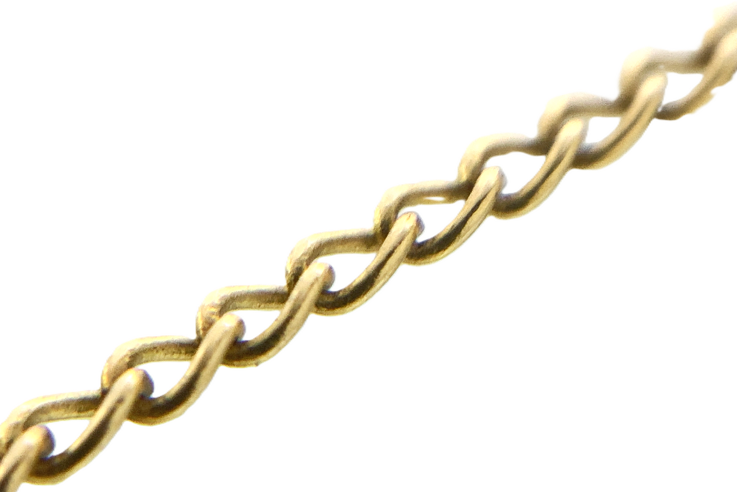 10K Yellow Gold Christian Jesus Crucifix Pendant Charm Chain AU332