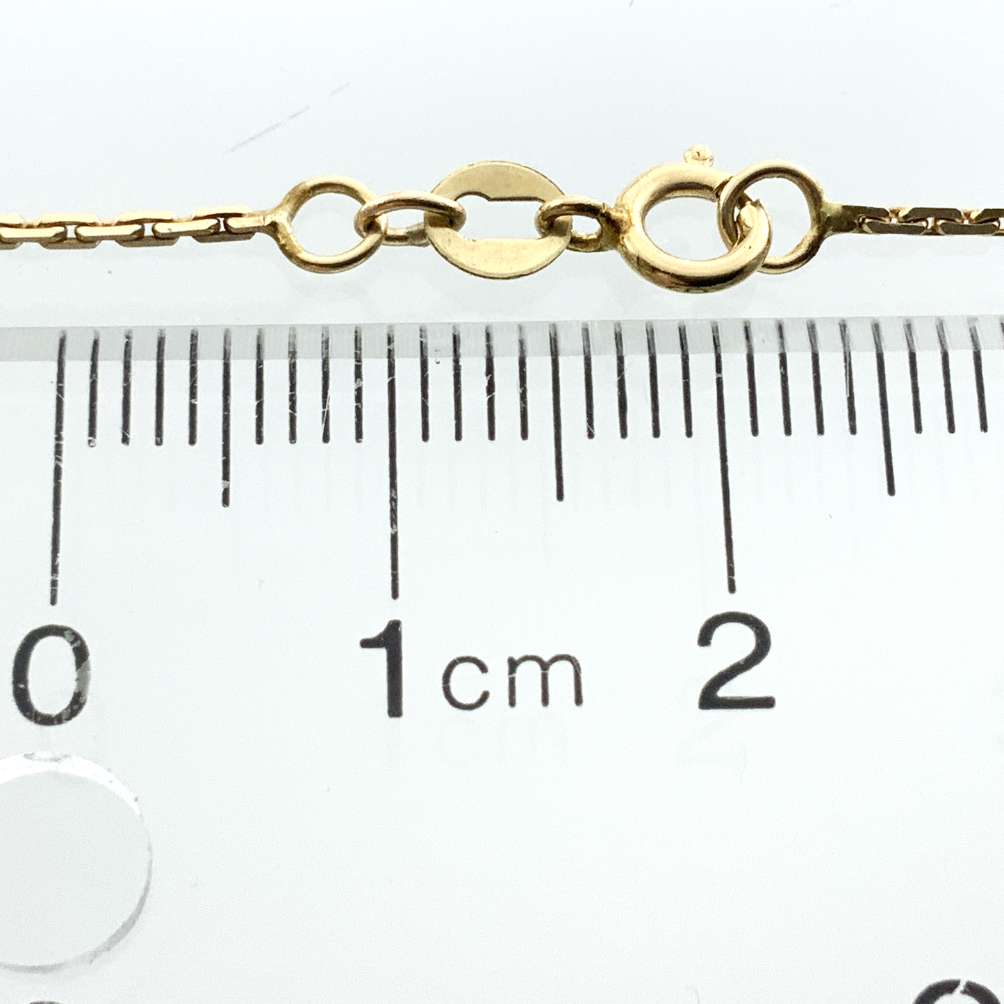 10K Yellow Gold Christian Jesus Crucifix Pendant Charm Chain AU332