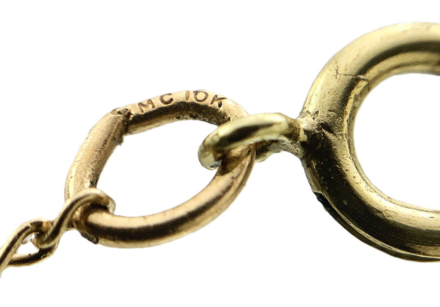 10K Yellow Gold Jack Link Chain Necklace 18 in x 1 mm AU333