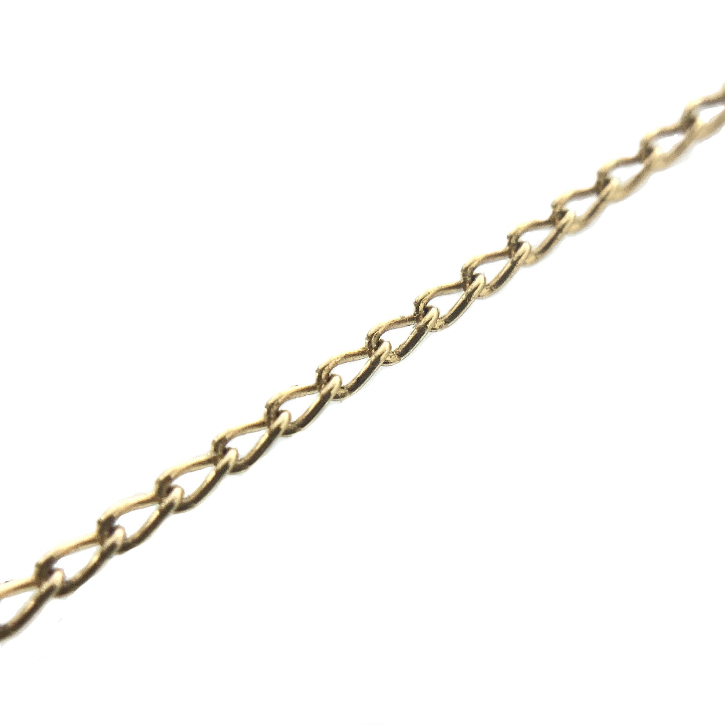 10K Yellow Gold Jack Link Chain Necklace 18 in x 1 mm AU333