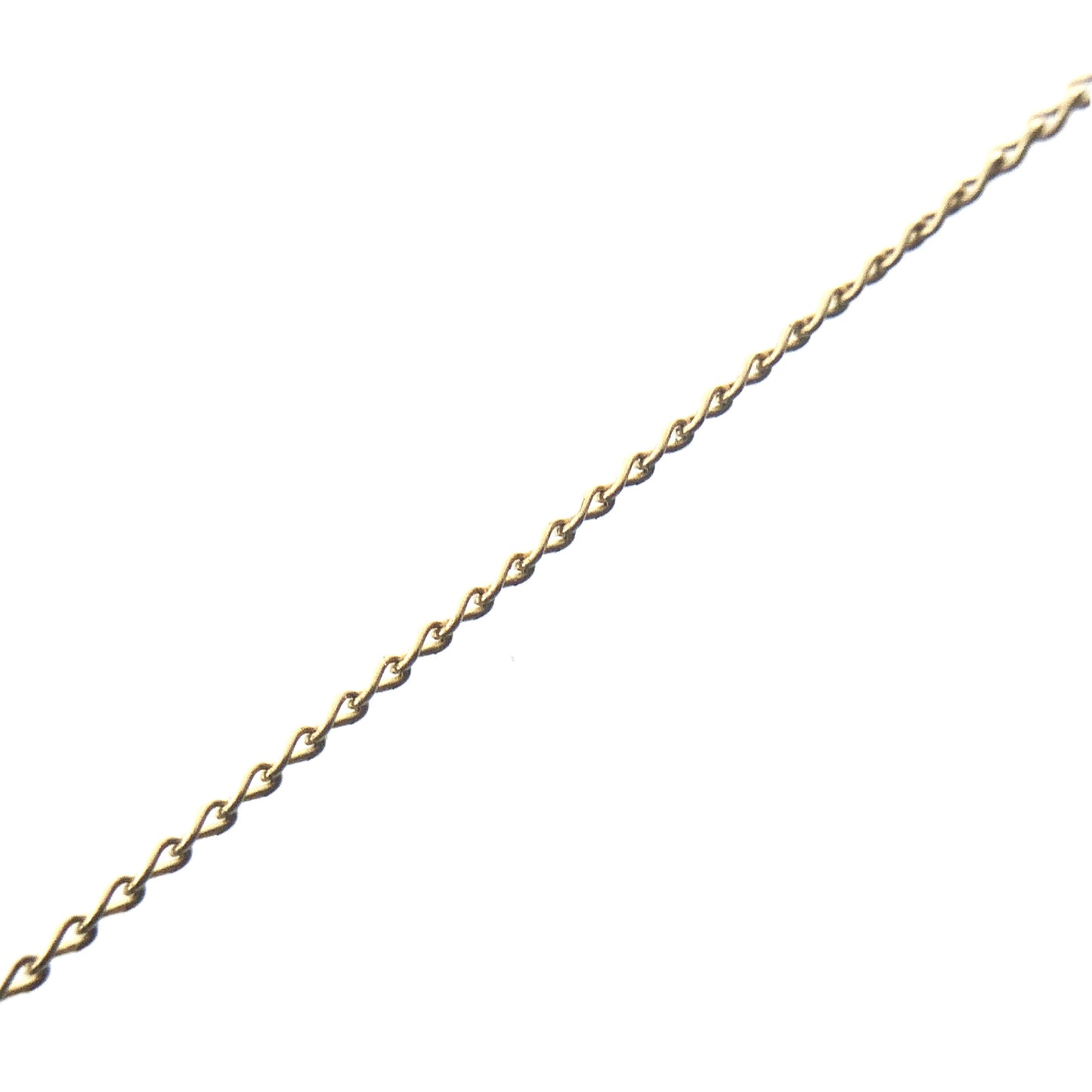 10K Yellow Gold Jack Link Chain Necklace 18 in x 1 mm AU333