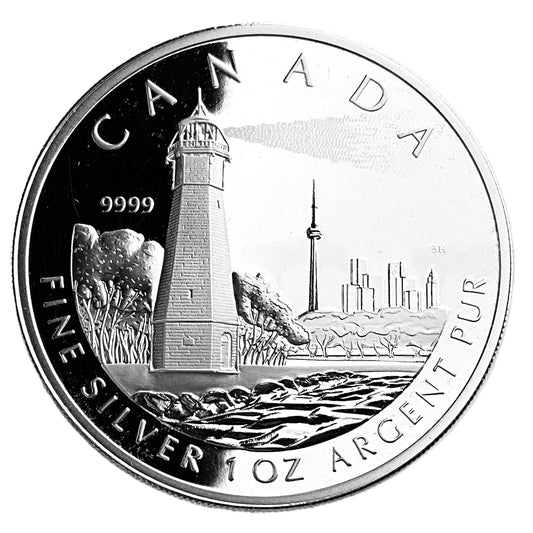 1 ozt Toronto Island Lighthouse 9999 $20