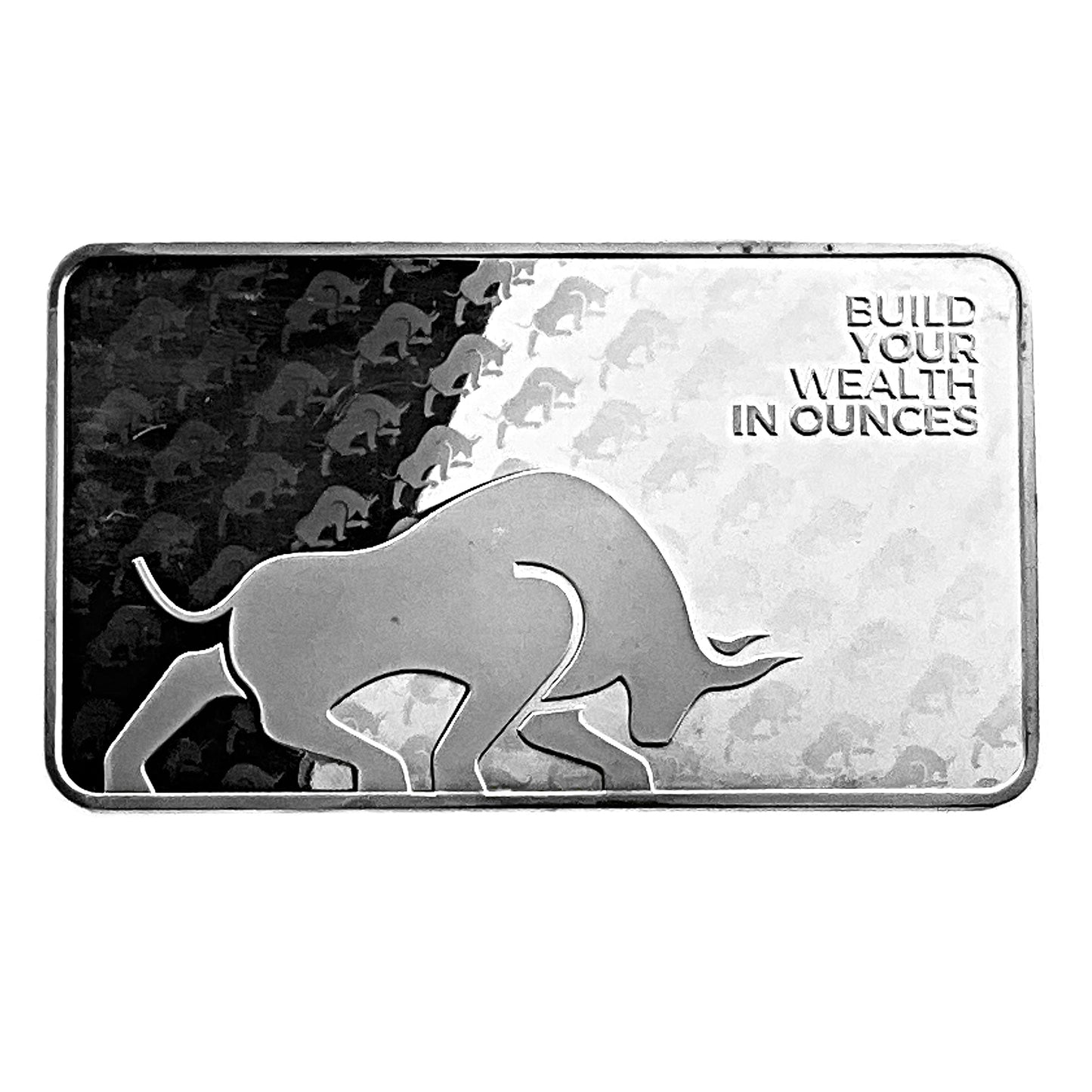 10 ozt Silver Gold Bull 999 Wealth Bar