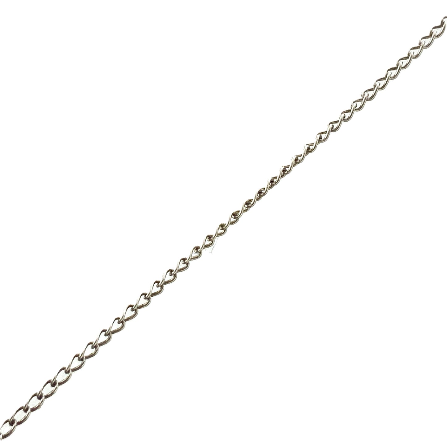 10K White Gold Pearl Star Shaped Pendant Necklace Chain AU334