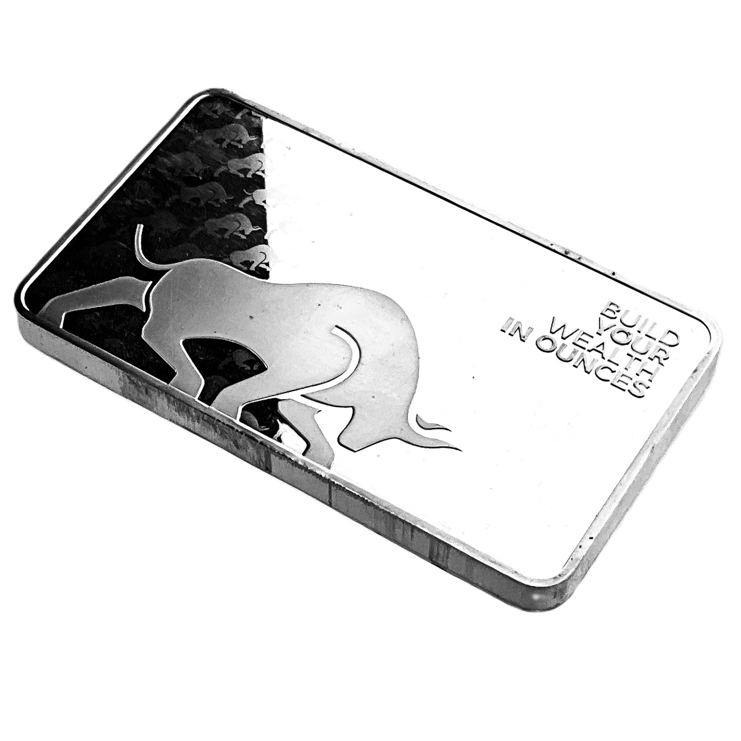 10 ozt Silver Gold Bull 999 Wealth Bar