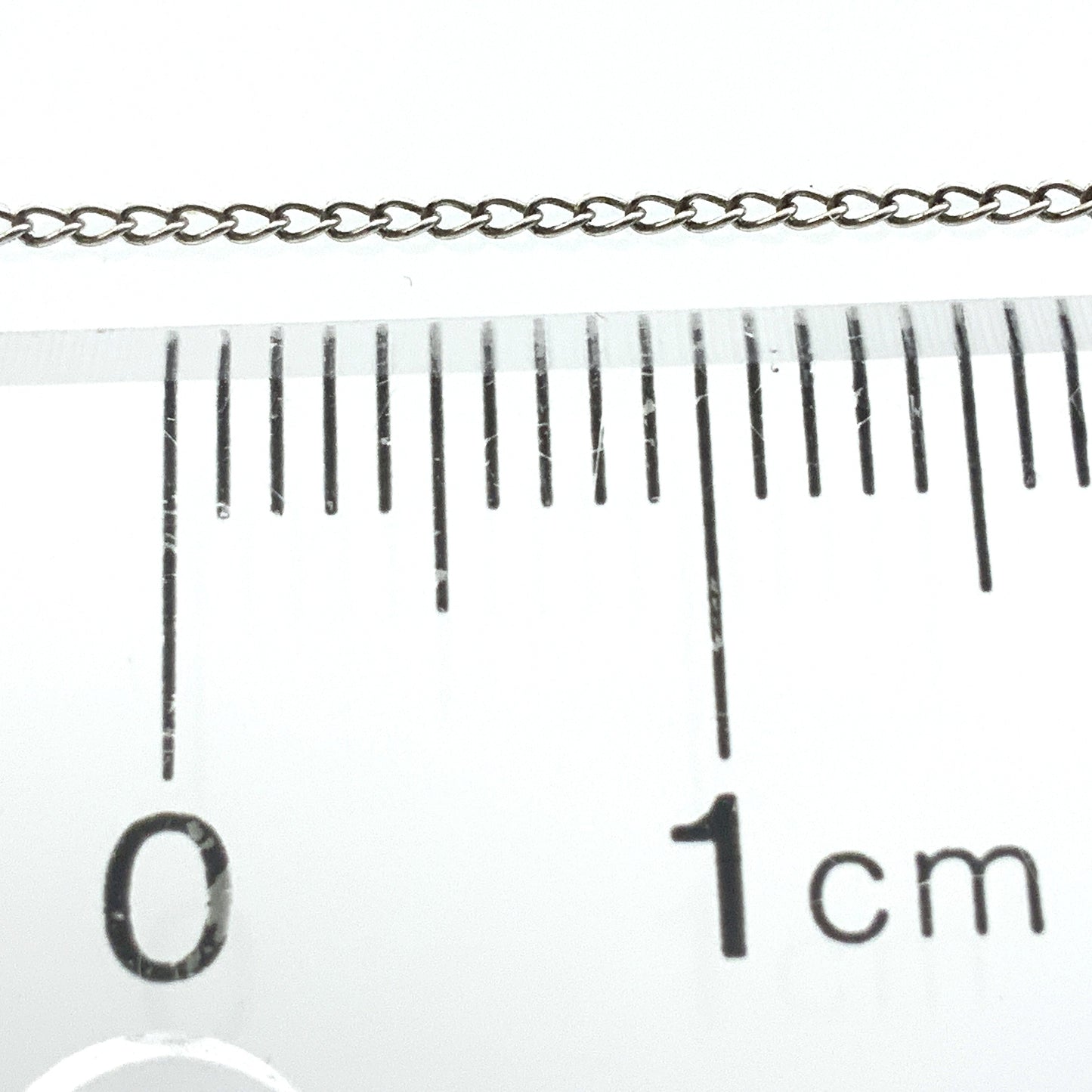 10K White Gold Pearl Star Shaped Pendant Necklace Chain AU334