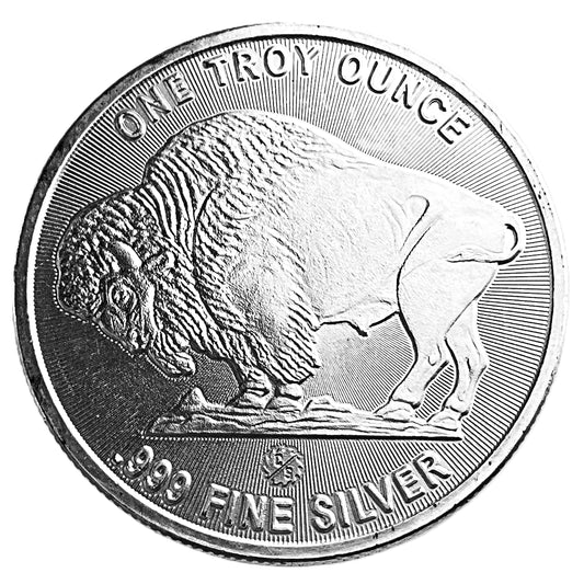1 ozt CS Indian Buffalo 999 Silver Round