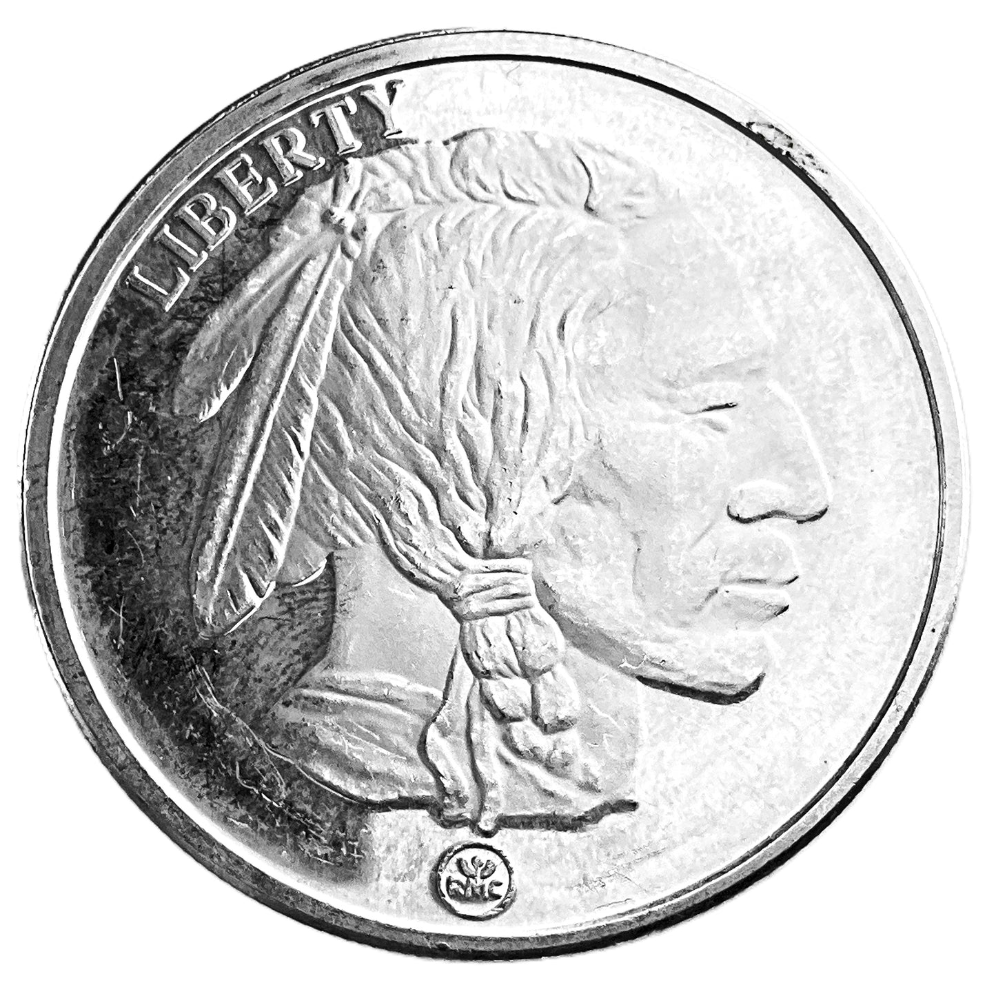 1 ozt RMC Indian Buffalo 999 Silver Round