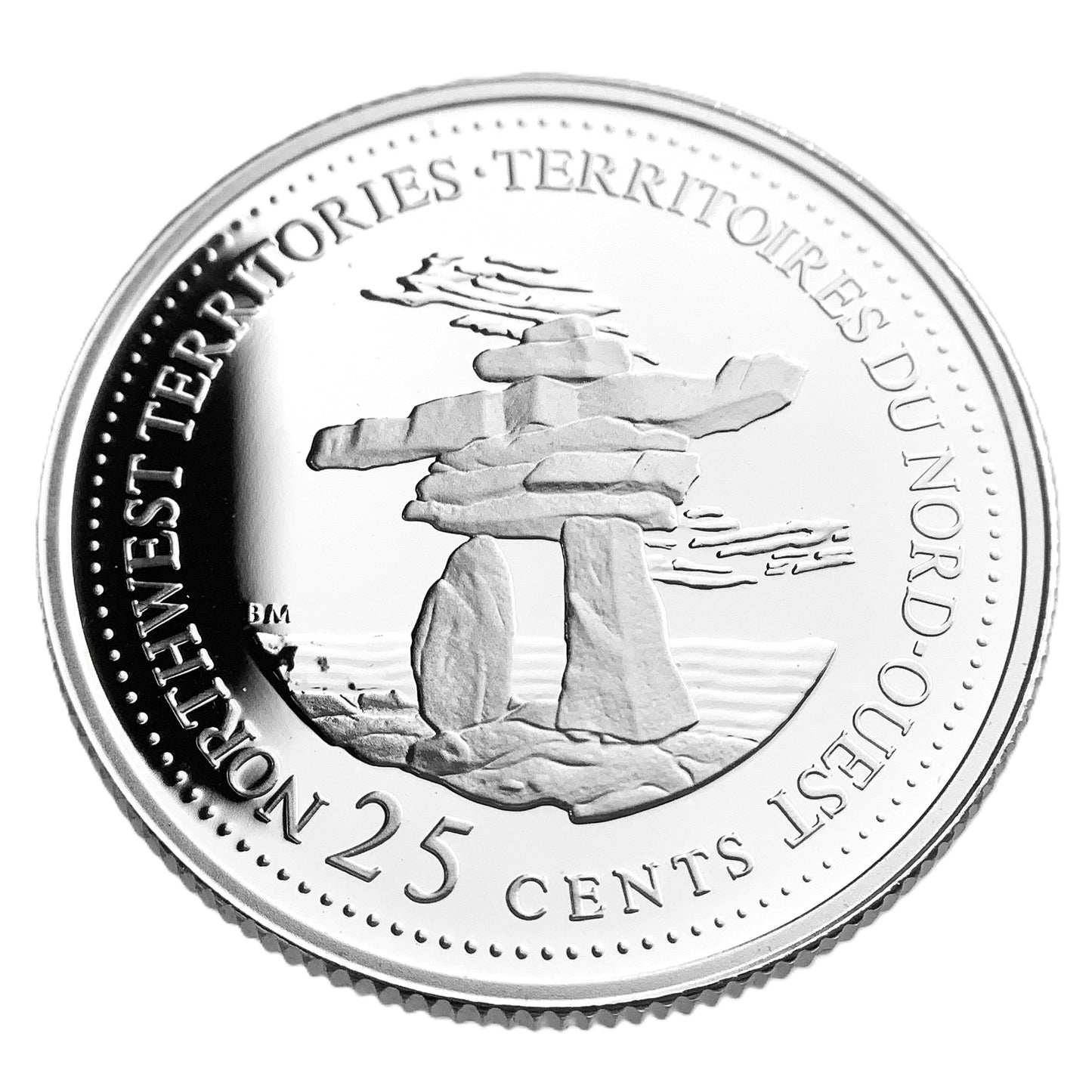 2.10 ozt Canadian Provincial Silver 25¢ Set