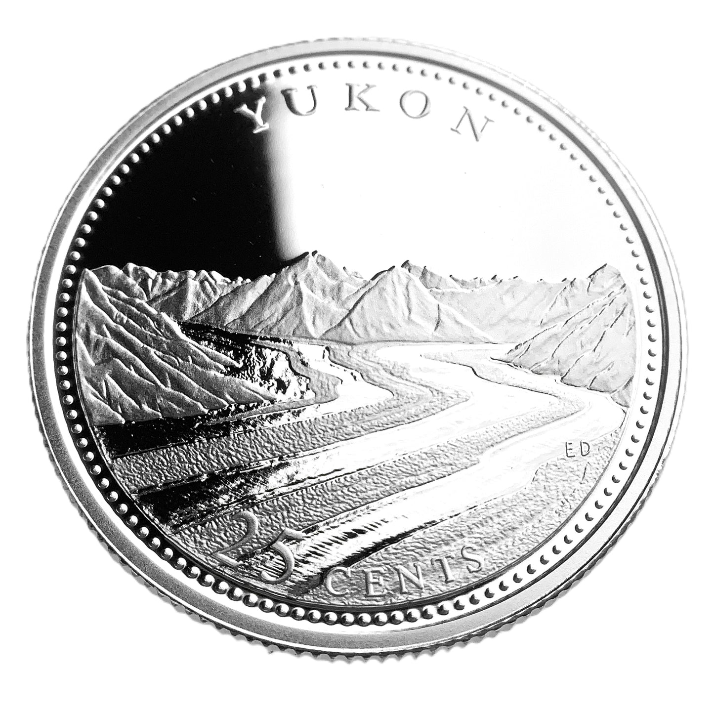 2.10 ozt Canadian Provincial Silver 25¢ Set