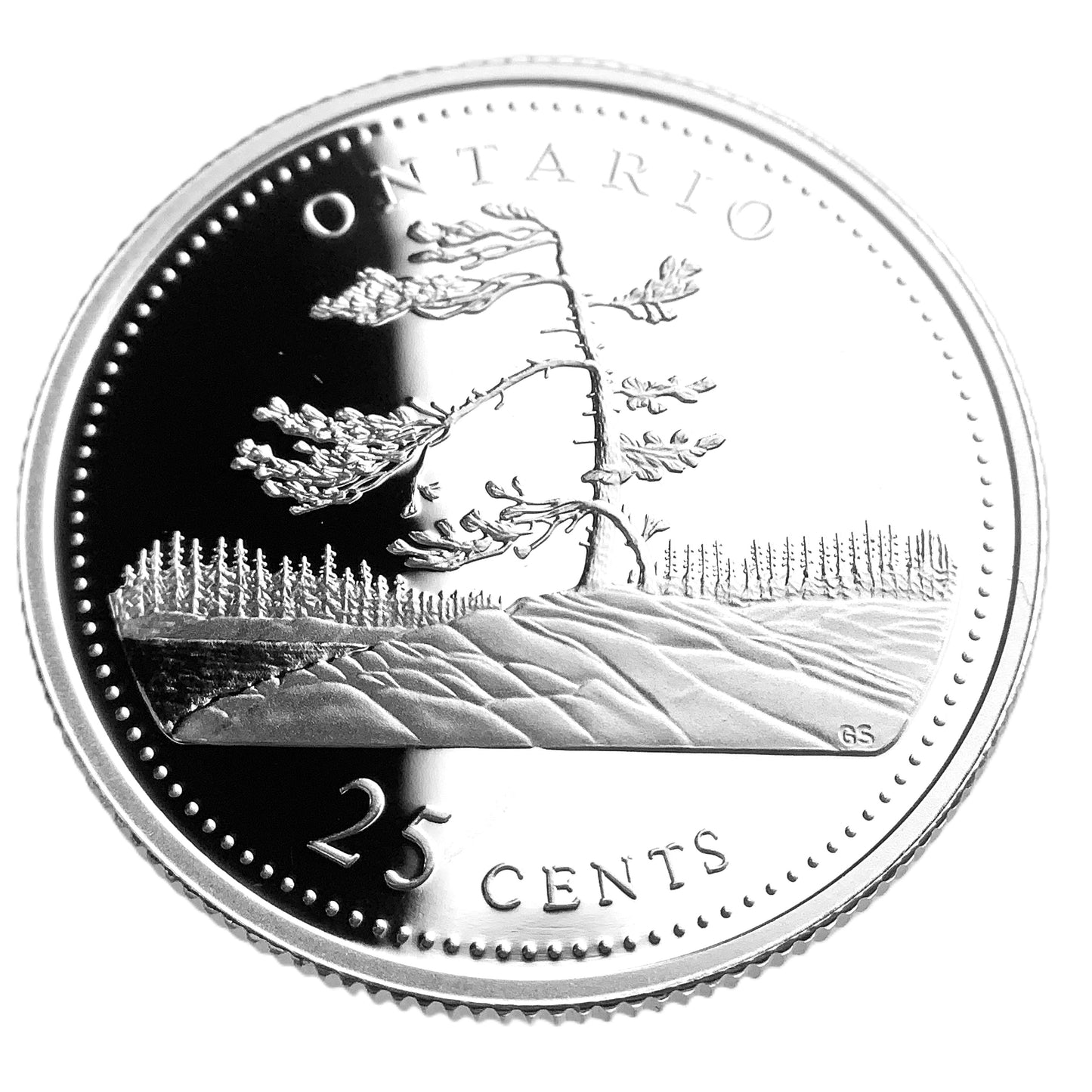 2.10 ozt Canadian Provincial Silver 25¢ Set