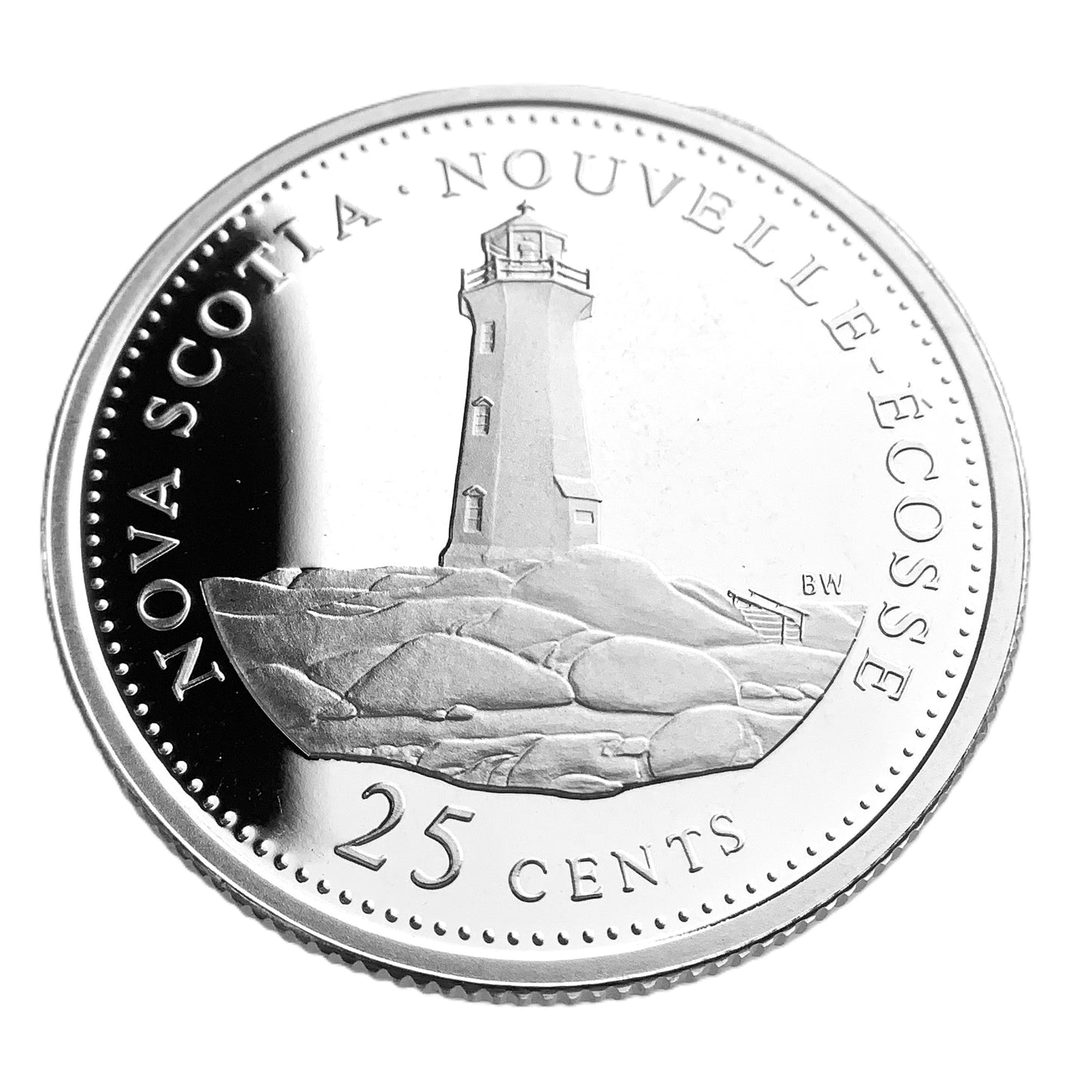 2.10 ozt Canadian Provincial Silver 25¢ Set